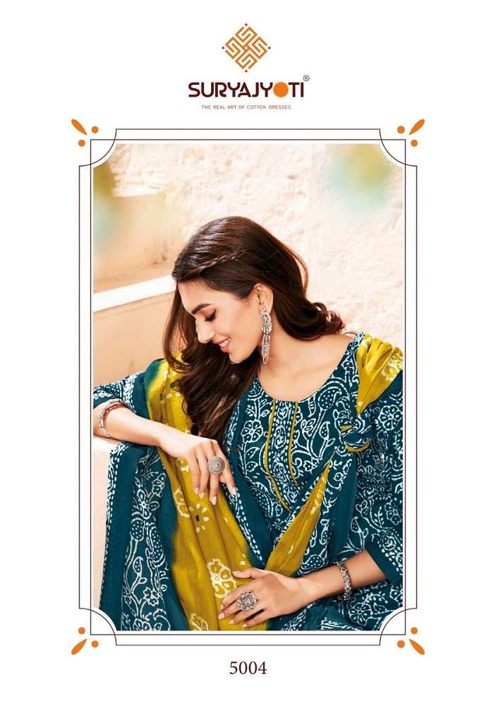Suryajyoti Pehnava Vol-5 –Kurti Pant With Dupatta -Wholesale Catalog