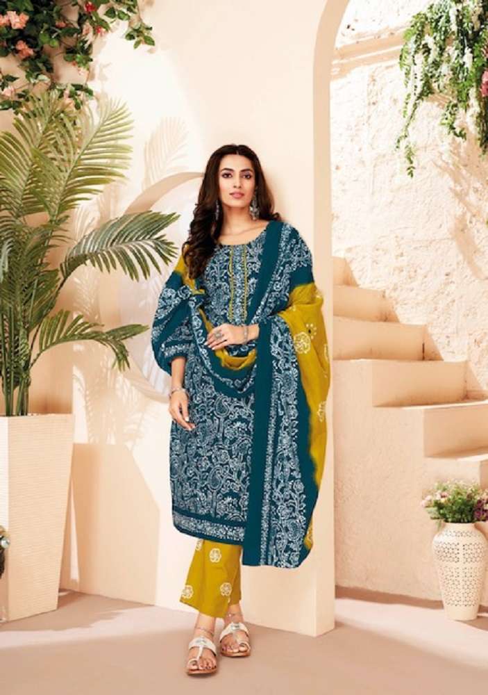 Suryajyoti Pehnava Vol-5 –Kurti Pant With Dupatta -Wholesale Catalog