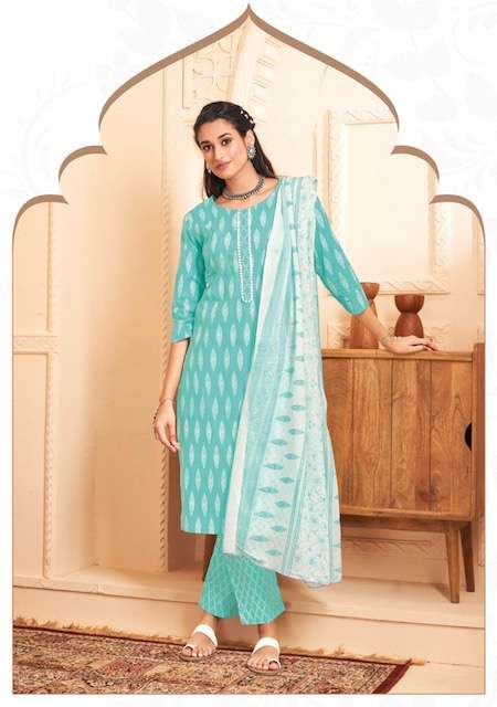 Suryajyoti Preyashi Vol-6 – Kurti Pant With Dupatta - Wholesale Catalog