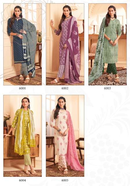 Suryajyoti Preyashi Vol-6 – Kurti Pant With Dupatta - Wholesale Catalog
