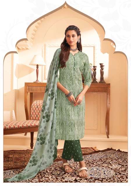Suryajyoti Preyashi Vol-6 – Kurti Pant With Dupatta - Wholesale Catalog