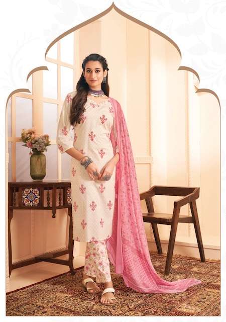 Suryajyoti Preyashi Vol-6 – Kurti Pant With Dupatta - Wholesale Catalog