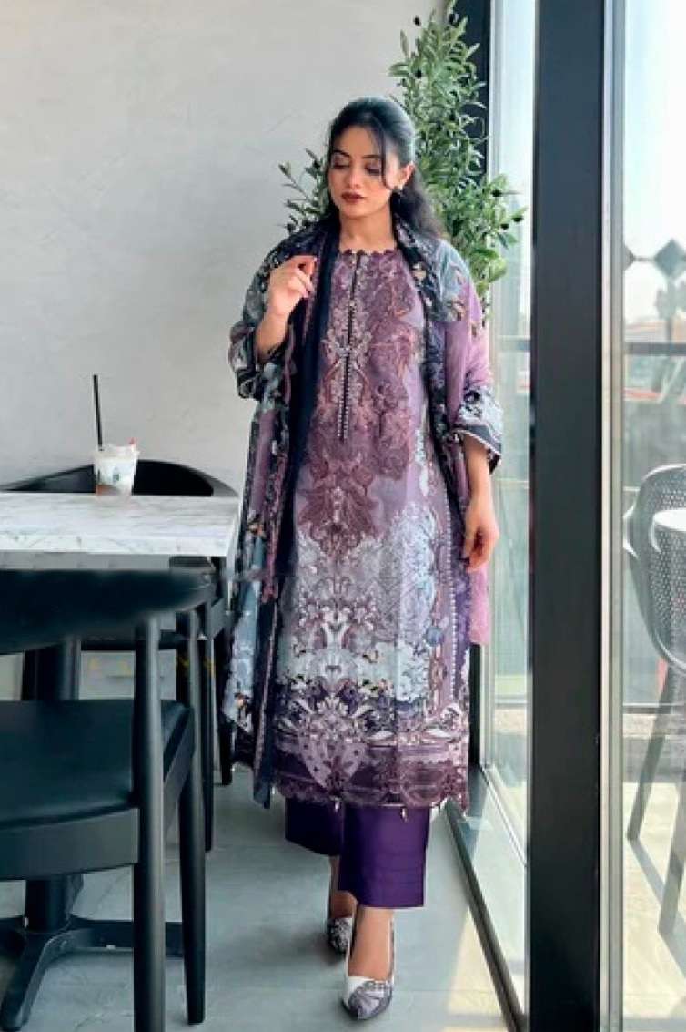 Taj 439 And 440 Chiffon Dupatta Pakistani Suits Wholesale catalog