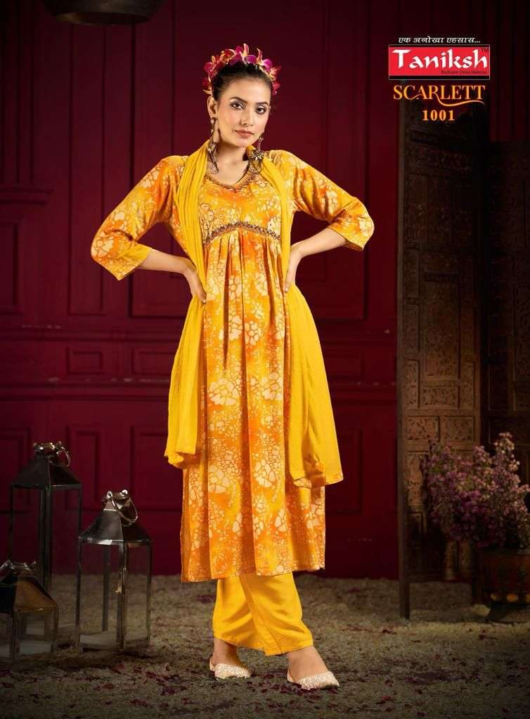 TANIKSH SCARLETT vol - 1 Kurti Wholesale catalog 