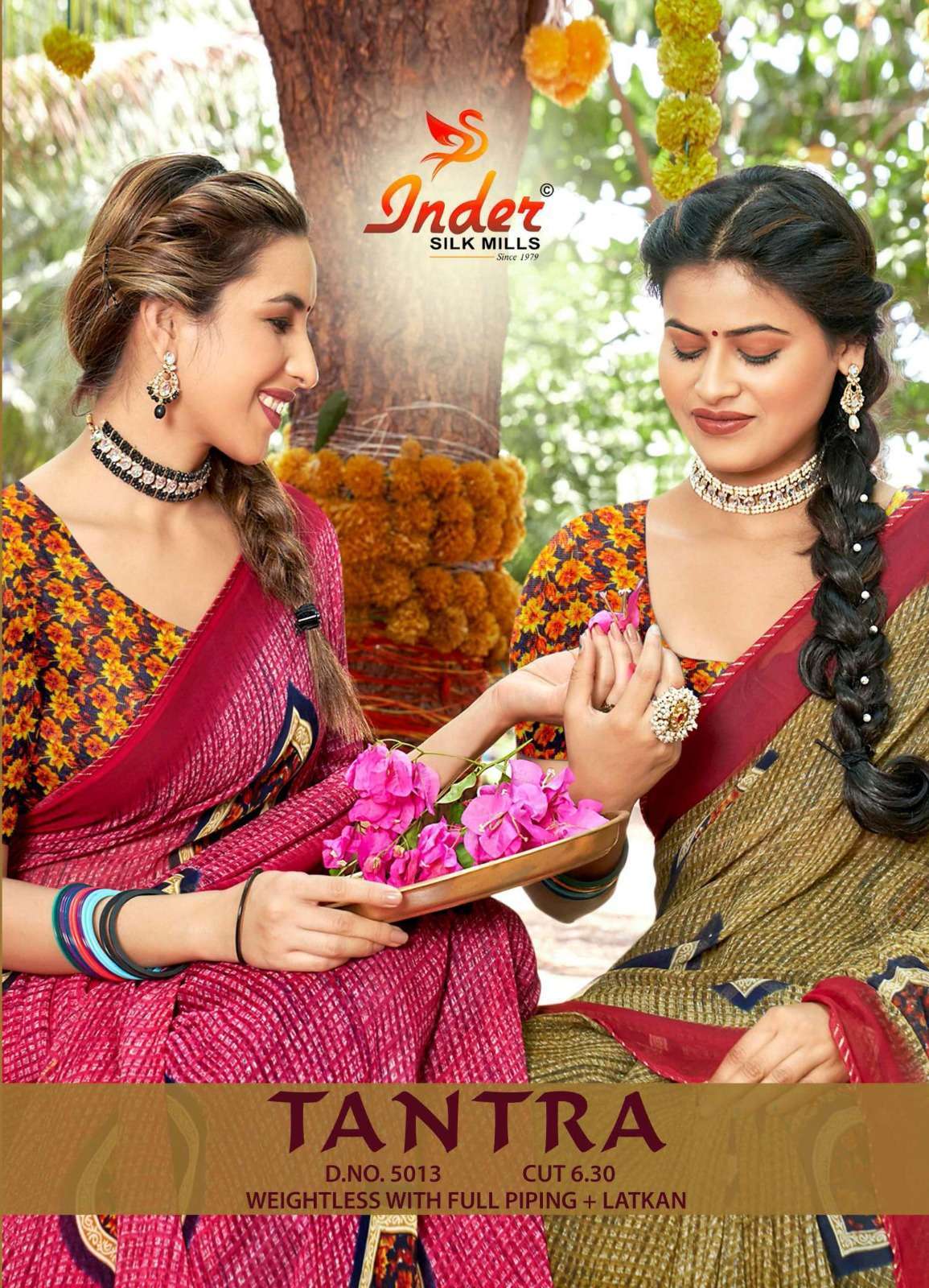 TANTRA BY INDER SILK CASUAL WEAR SAREE Wholesale catalog