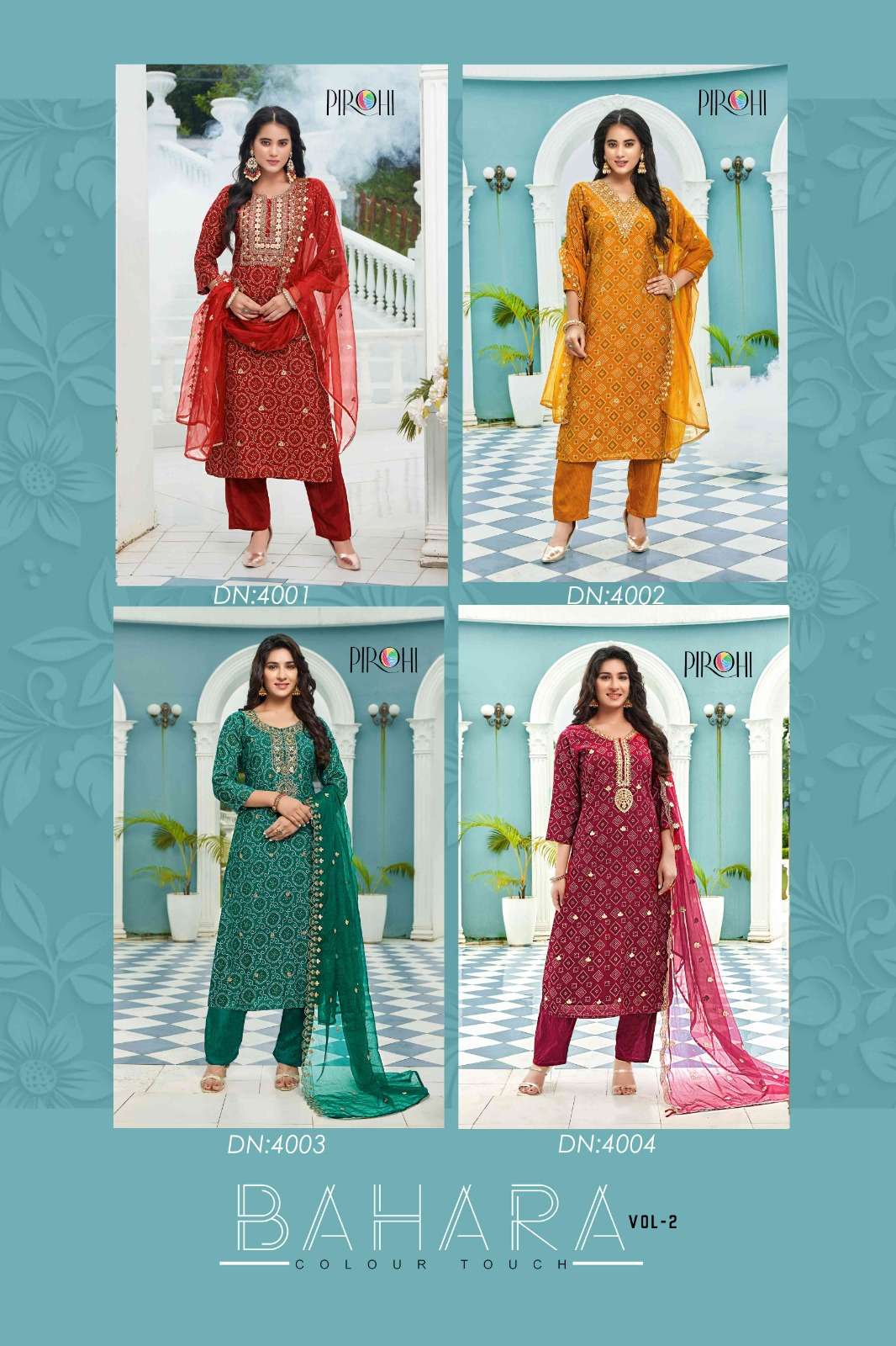 TEAM RAJAVIR BAHARA Vol -2 Kurti Wholesale catalog