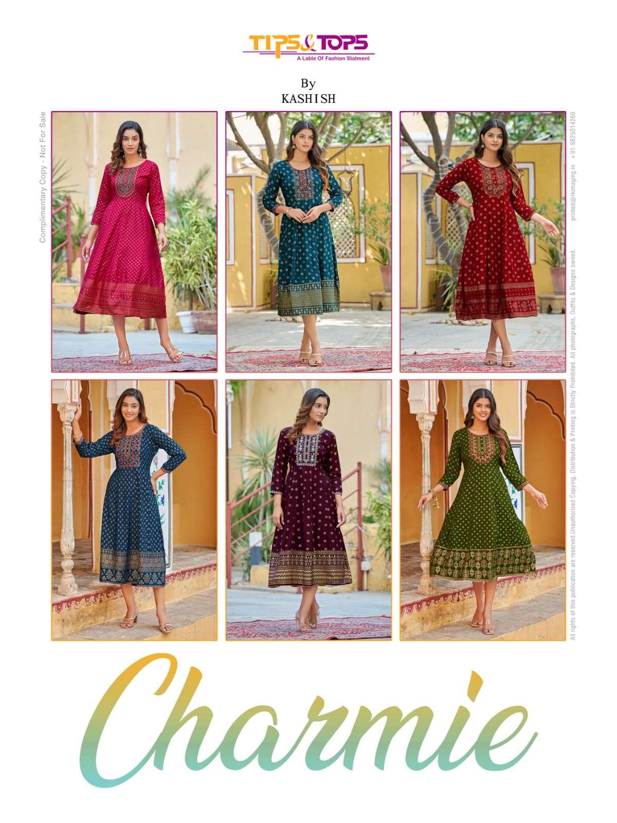 TIPS & TOPS CHARMIE Kurti Wholesale catalog