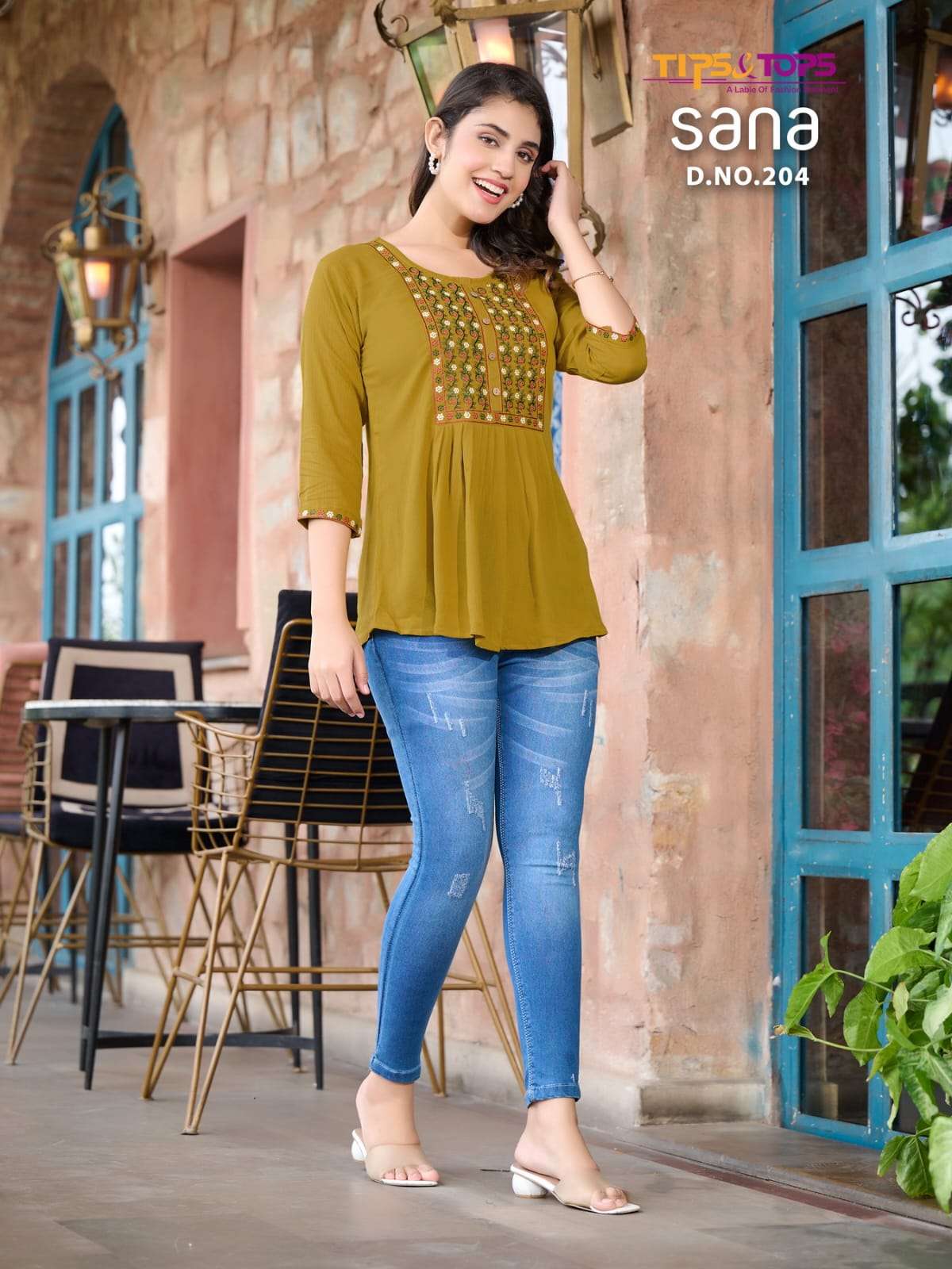 TIPS & TOPS SANA Vol 02 Kurti Wholesale catalog
