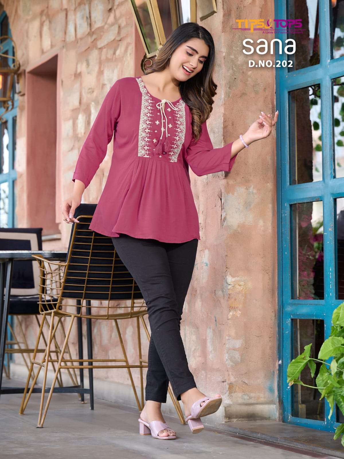 TIPS & TOPS SANA Vol 02 Kurti Wholesale catalog