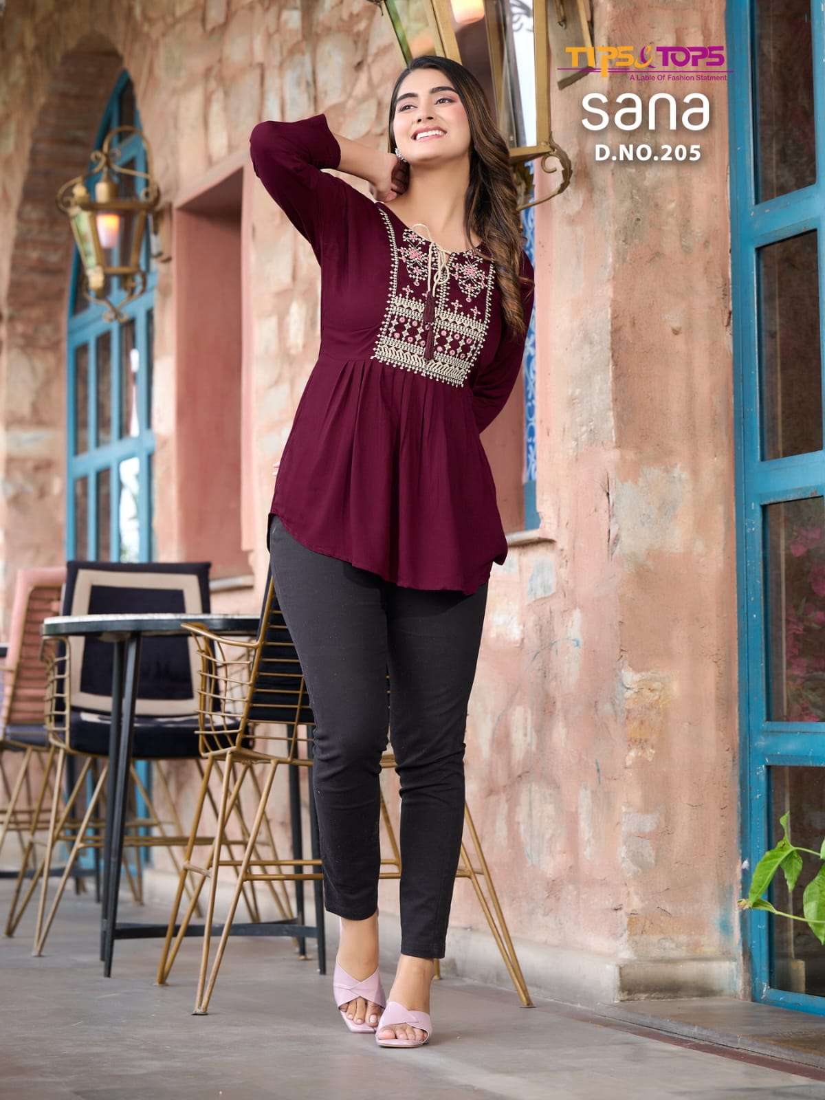 TIPS & TOPS SANA Vol 02 Kurti Wholesale catalog