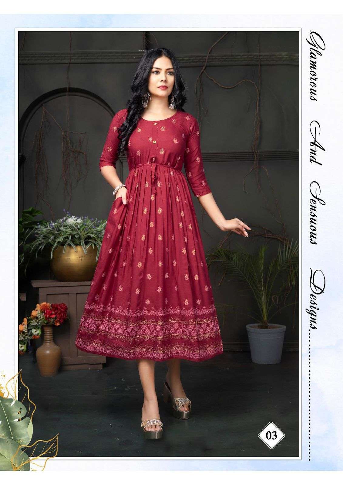 Trendy Malini Vol.2 Kurti Wholesale catalog