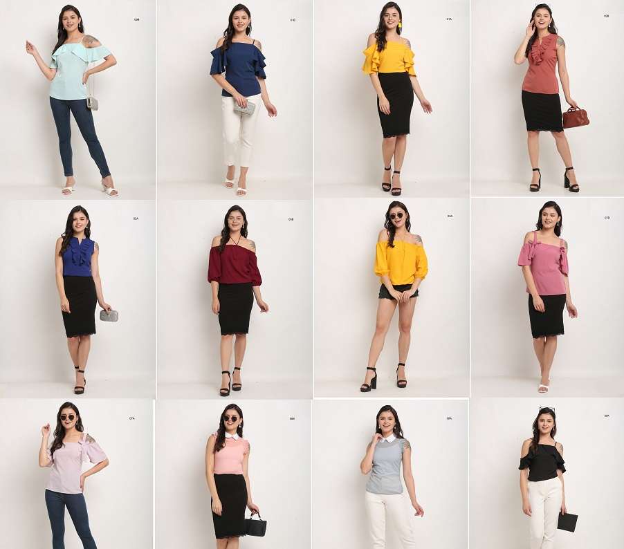 Trendy Roly Poly Polyester Western Wear Tops Wholesale catalog