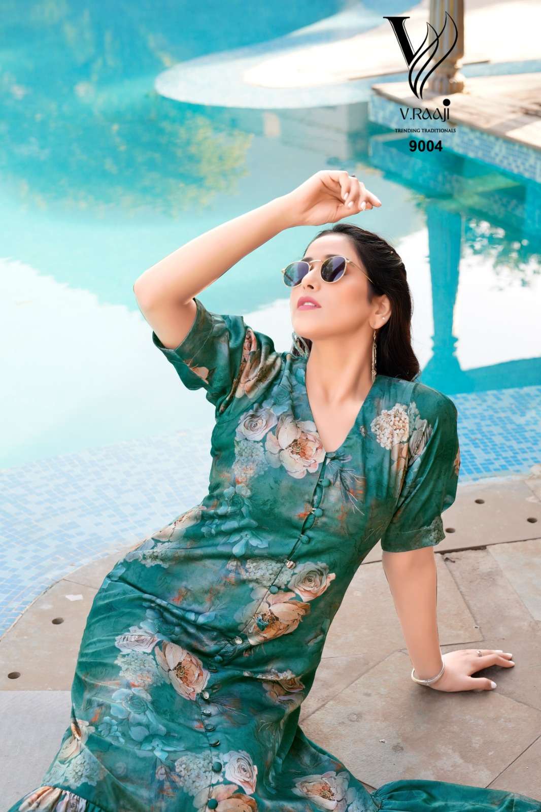 V. Raaji Gerua One Pice Tunic Kurti Wholesale catalog