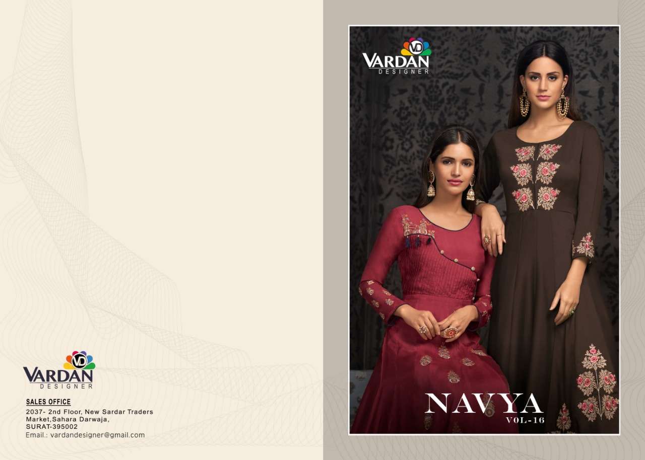 Vardan Designer Navya Vol- 16 Kurti Wholesale catalog