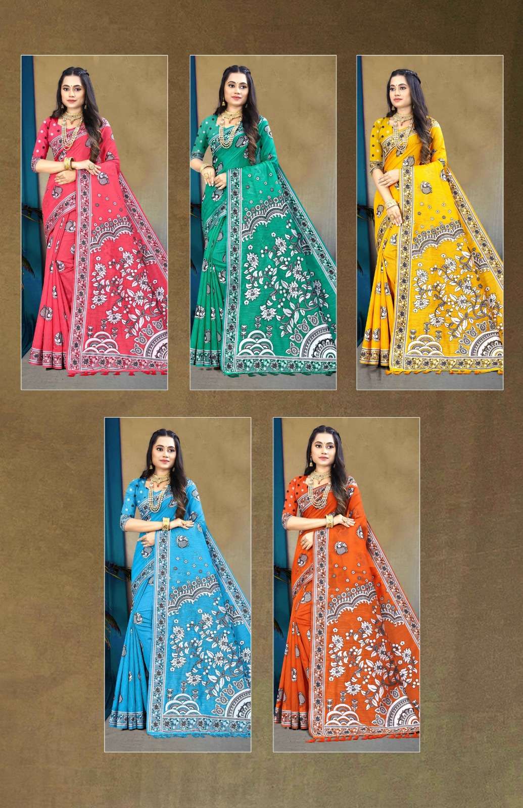 vastra bunai KATHA STORY VOL 2 Saree Wholesale catalog