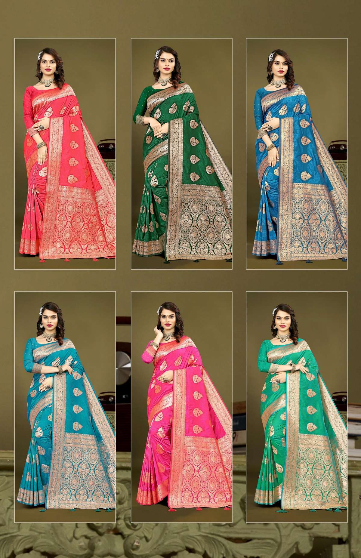 Vastra Bunai Silky Lagan vol -8 Saree Wholesale catalog