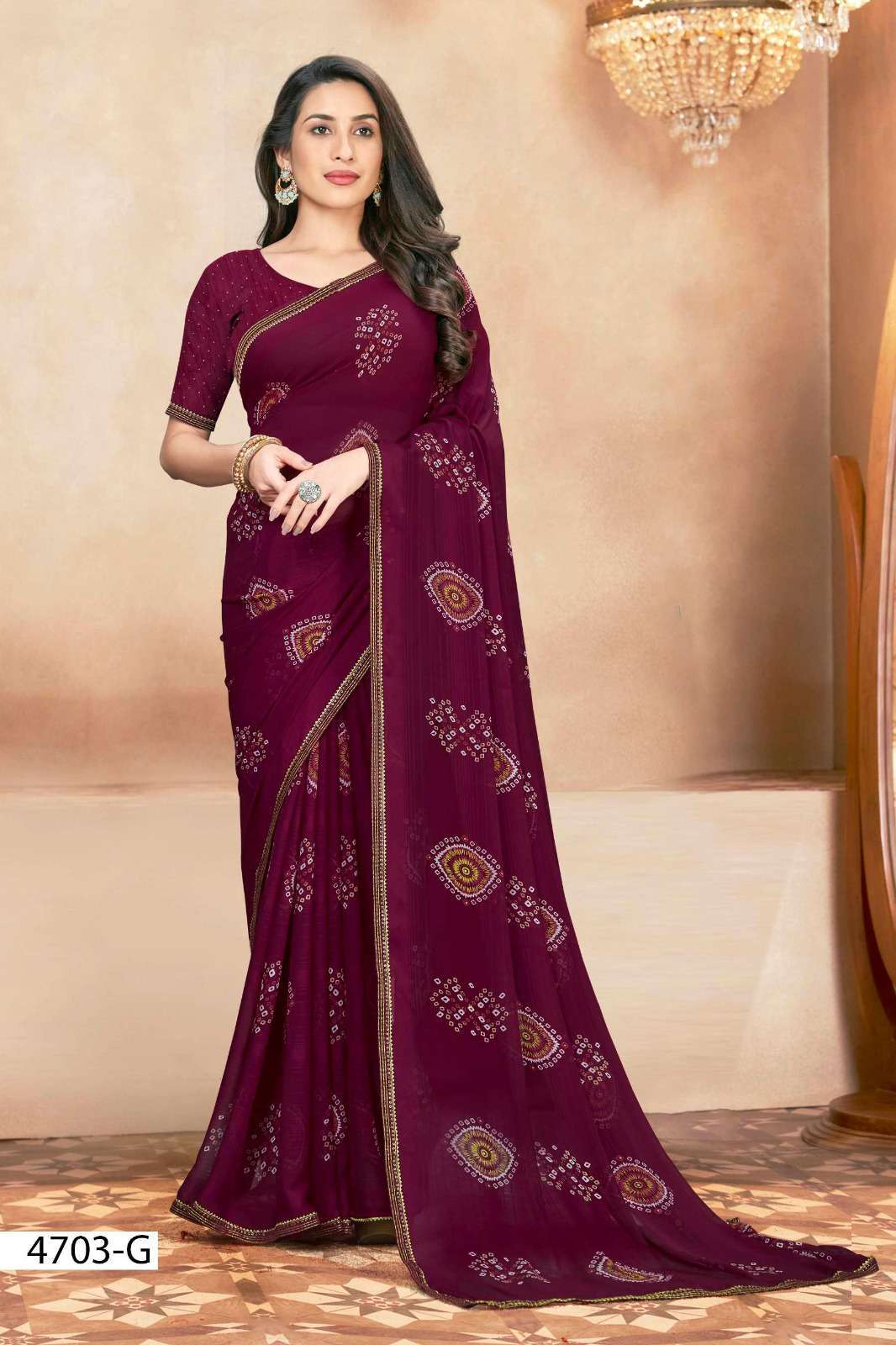 Vasudha By Inder Silk Printed Sarees Wholesale catalog