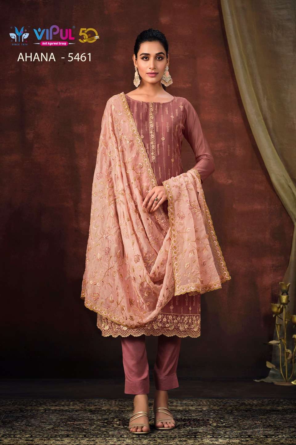 Vipul Ahana Shimmer Designer Salwar Suits Wholesale catalog