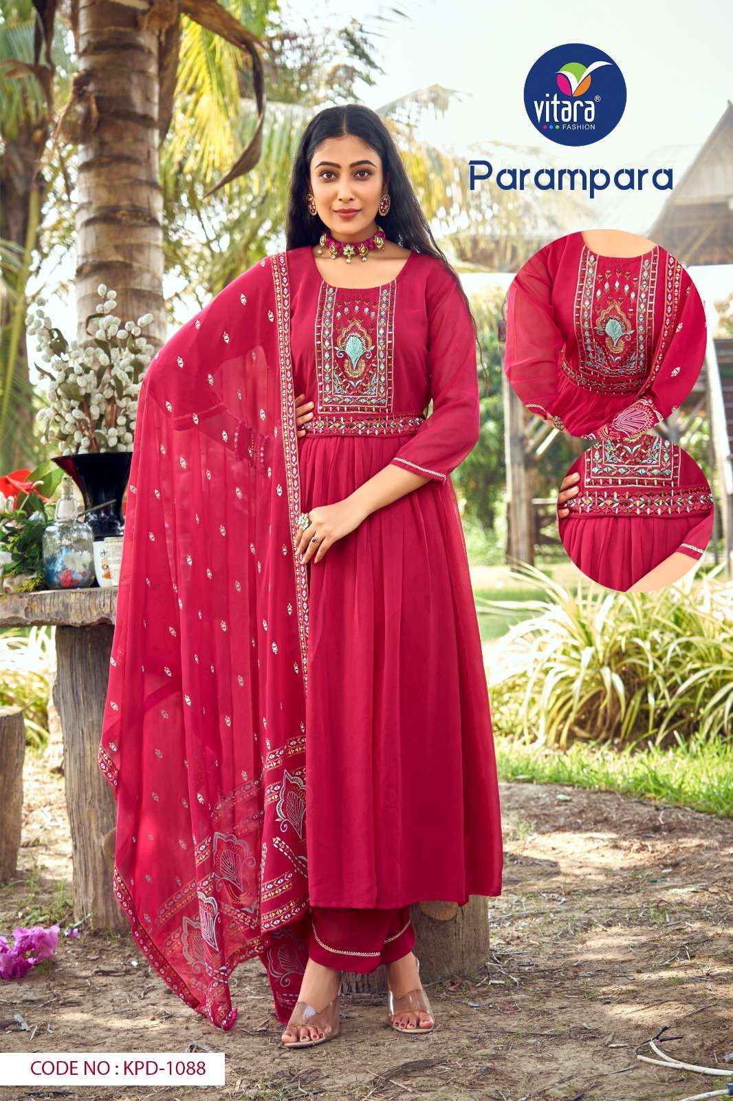 Vitara fashion PARAMPARA Kurti Wholesale catalog