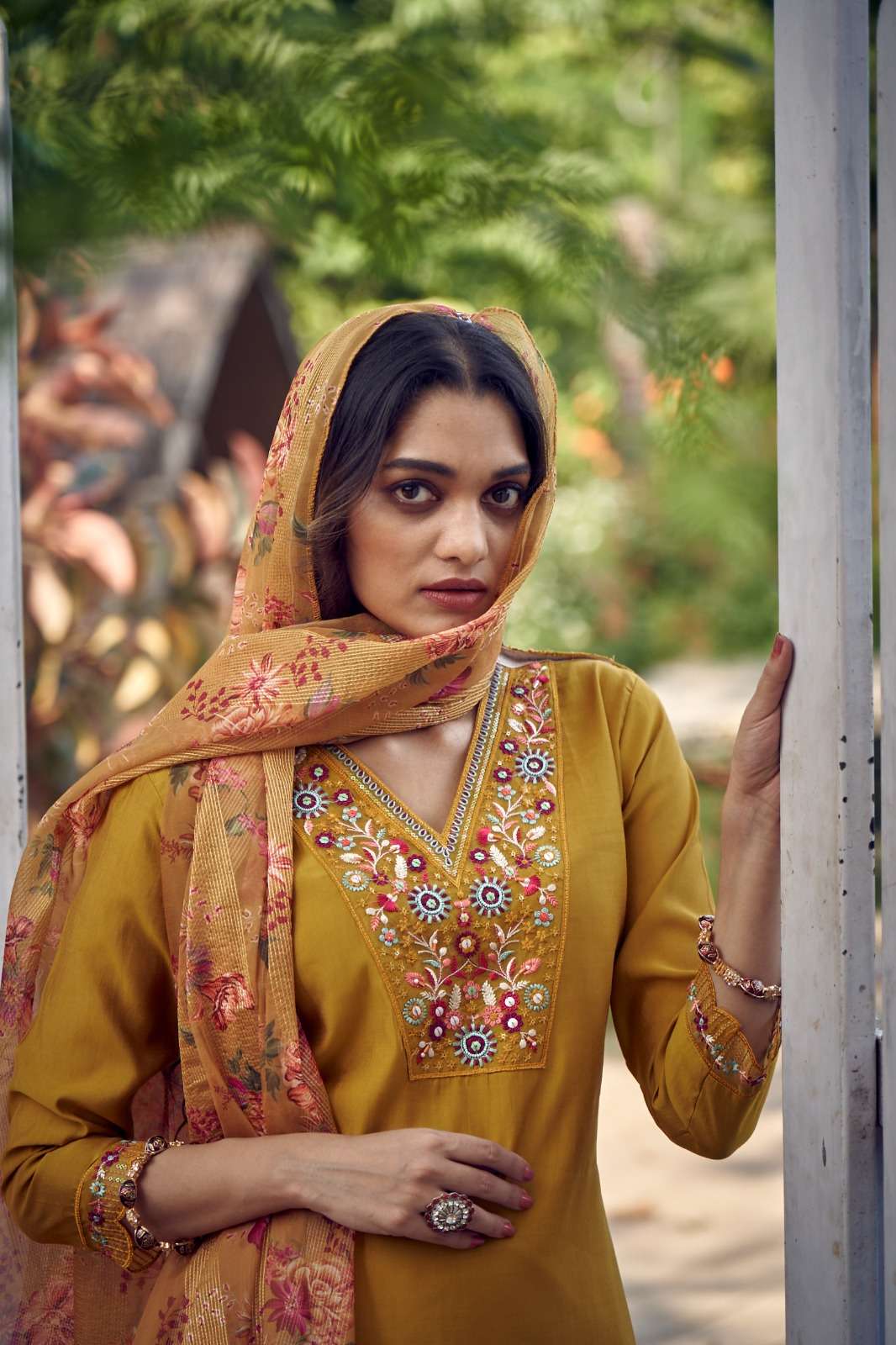 Vitara Roop Mohini Heavy Roman Silk Kurti With Bottom Dupatta Wholesale catalog