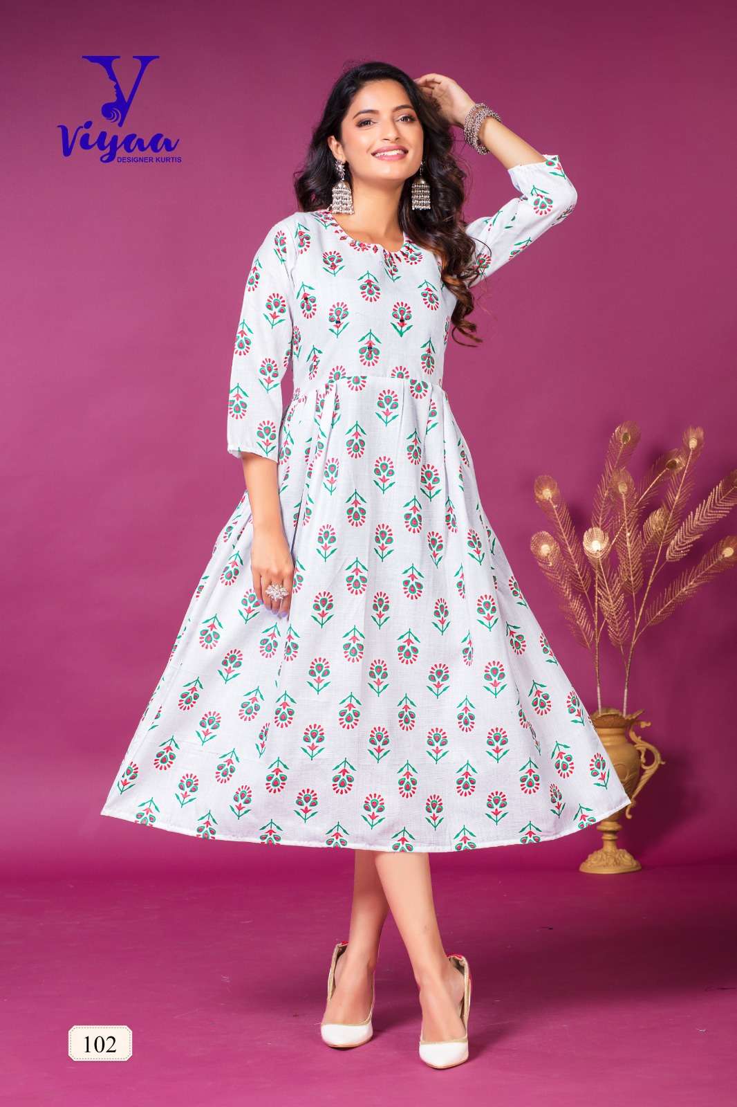 VIYAA DESIGNER  KIT-KAT Kurti Wholesale catalog