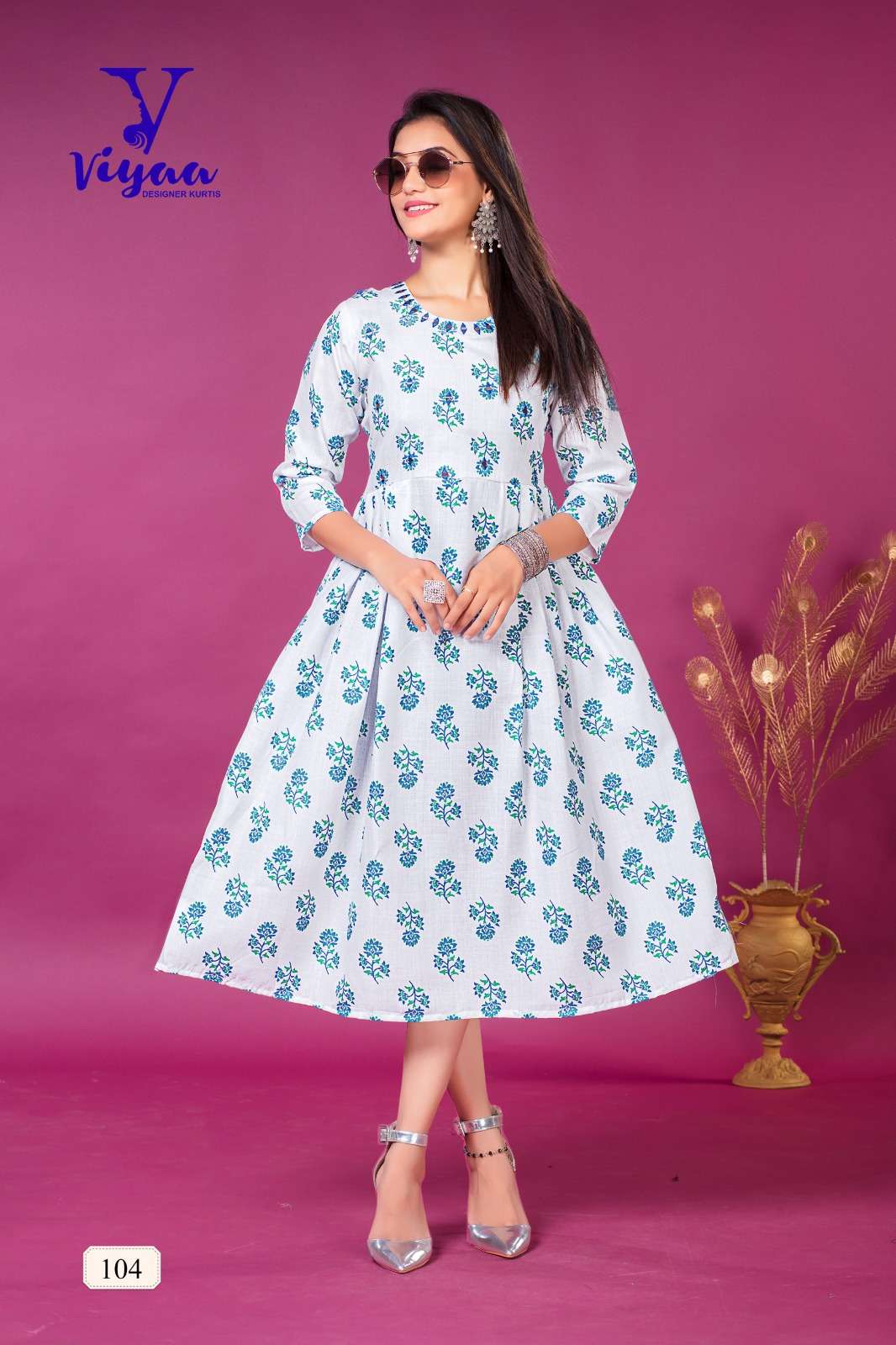 VIYAA DESIGNER  KIT-KAT Kurti Wholesale catalog