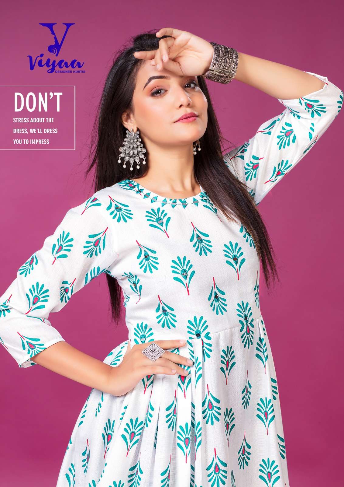 VIYAA DESIGNER  KIT-KAT Kurti Wholesale catalog