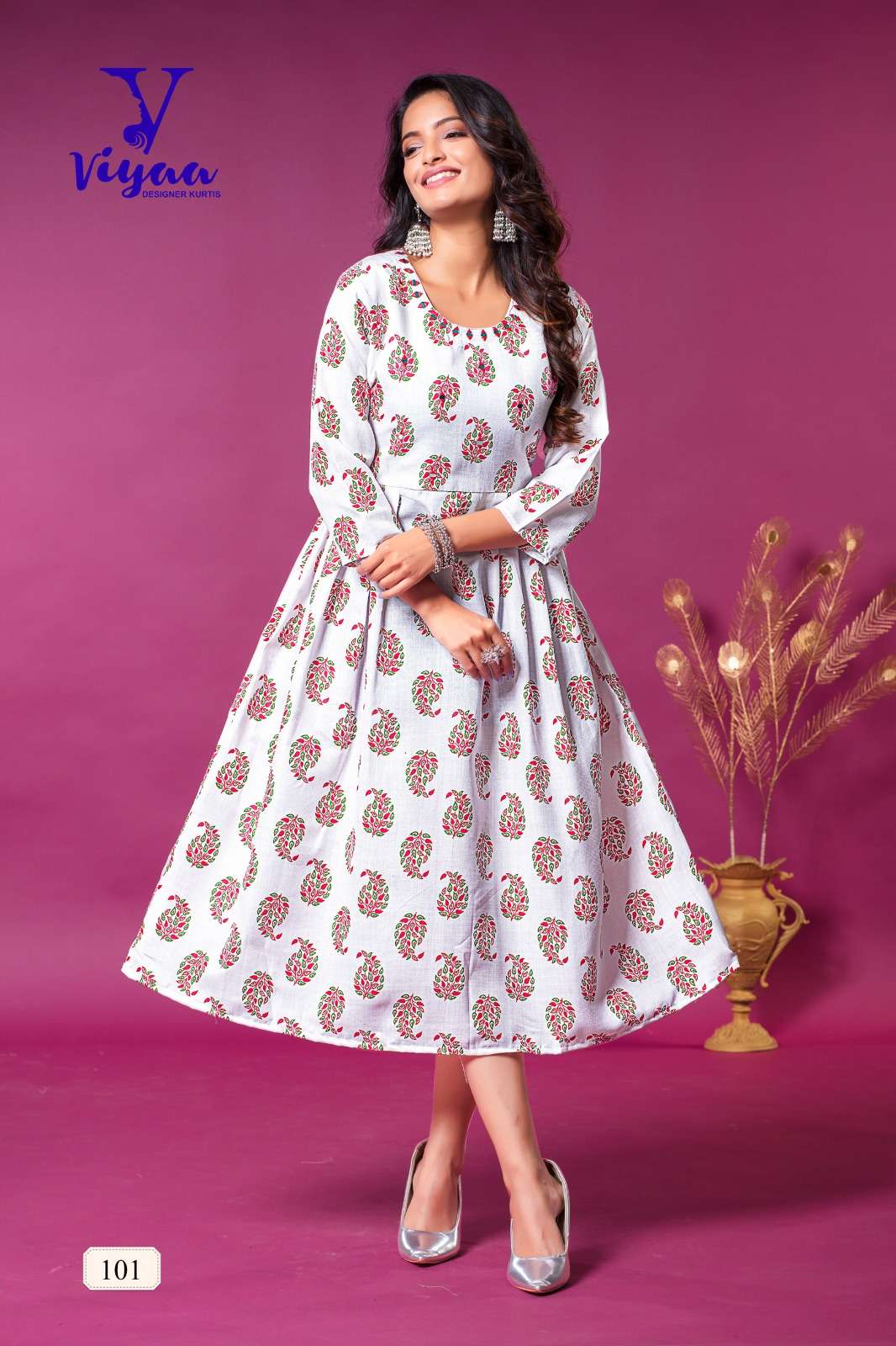 VIYAA DESIGNER  KIT-KAT Kurti Wholesale catalog