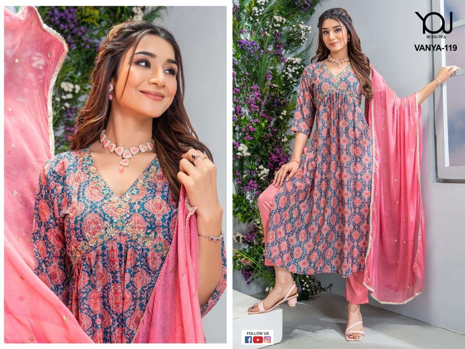 Wanna You Vanya vol - 1 ALIYA CUT Kurti Wholesale catalog