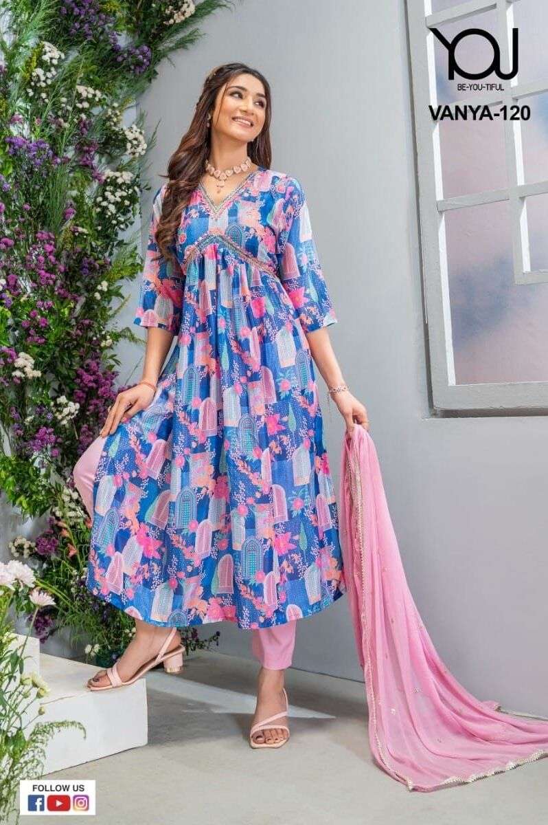 Wanna You Vanya vol - 2 ALIYA CUT Kurti Wholesale catalog