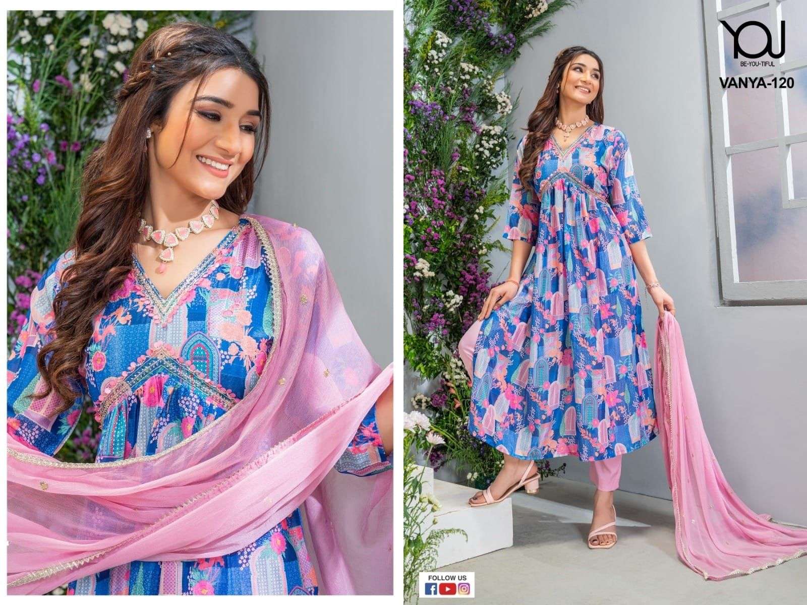 Wanna You Vanya vol - 2 ALIYA CUT Kurti Wholesale catalog
