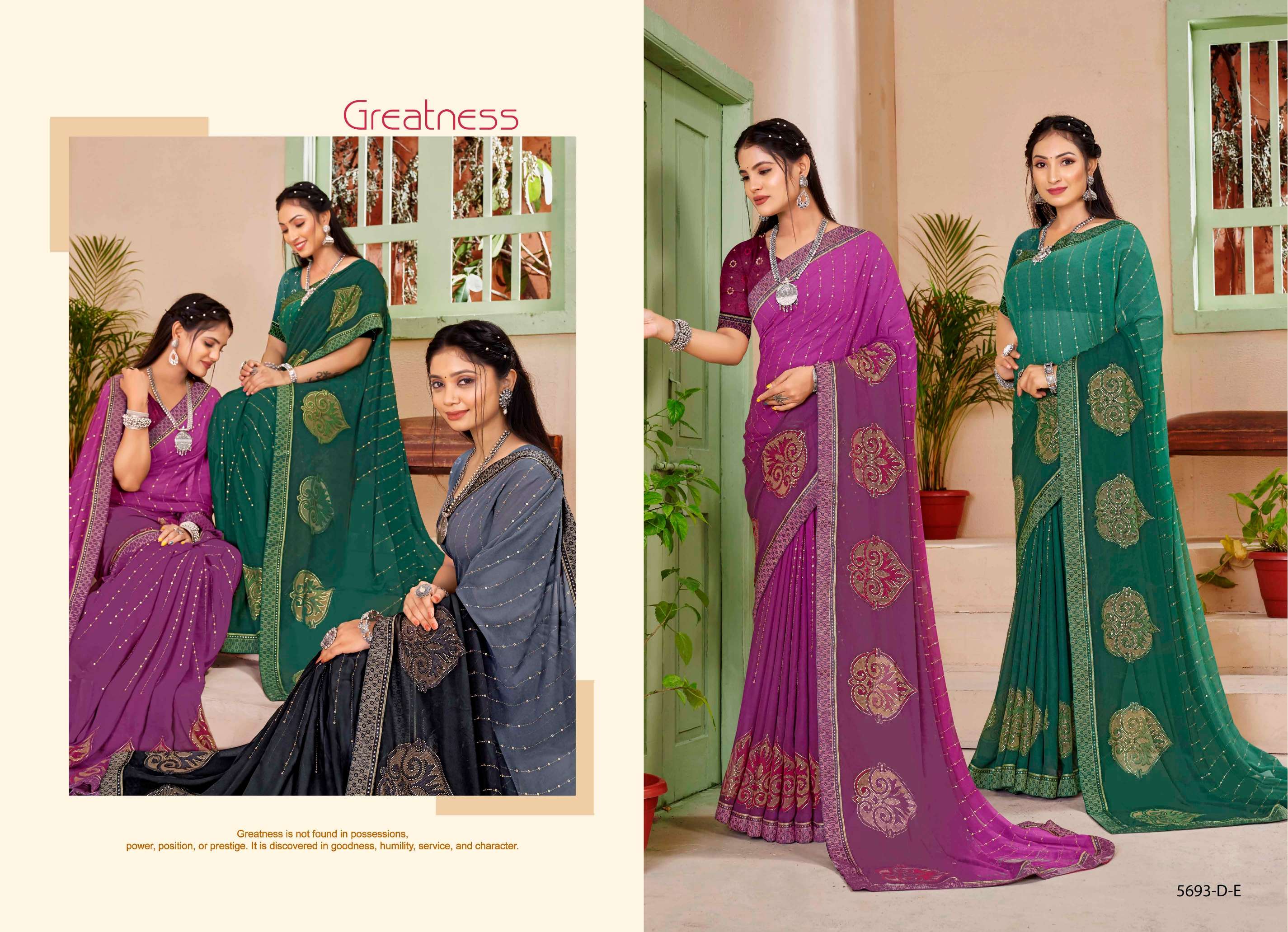 WINDOWS INDER SILK MILLS WEIGHTLESS Saree Wholesale catalog