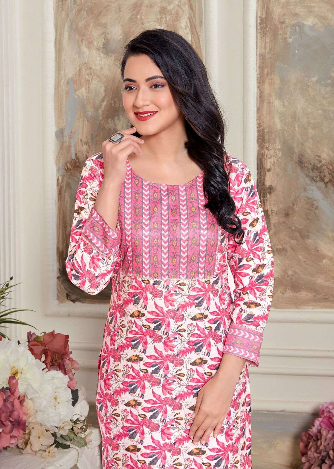 YOGITA-2 RAYON PROCIN PRINT Kurti Wholesale catalog