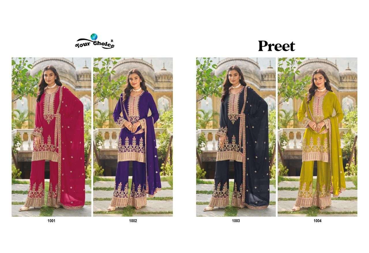 Your choice PREET Salwar Kameez Wholesale catalog
