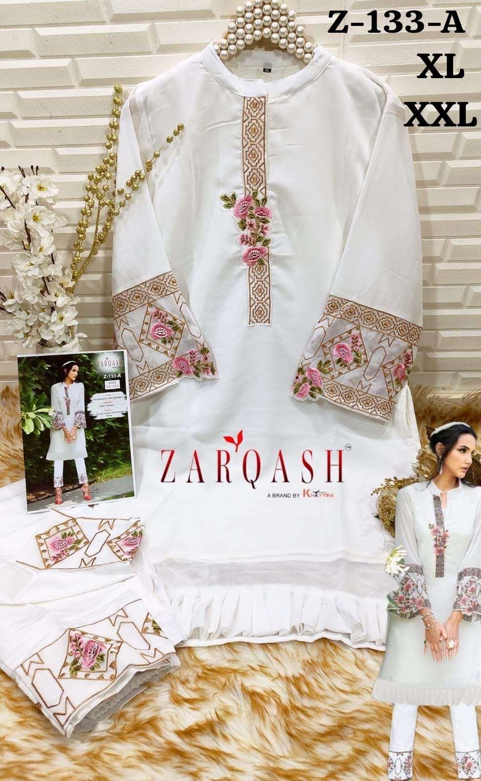 Zarqash Z 133  Pakistani Suits Wholesale catalog