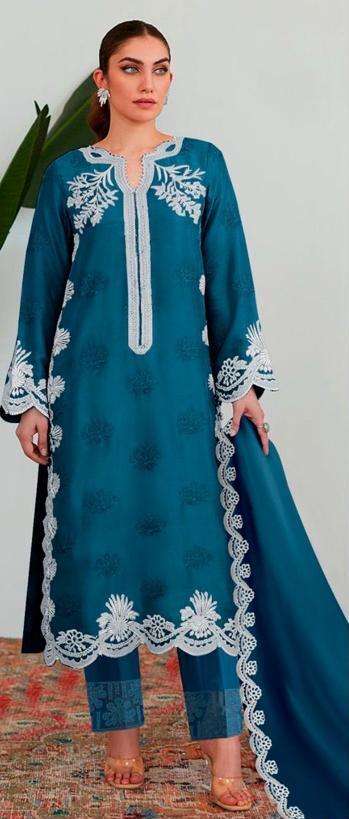 Zarqash Z 160 A To C Faux Georgette Pakistani Suits Wholesale catalog