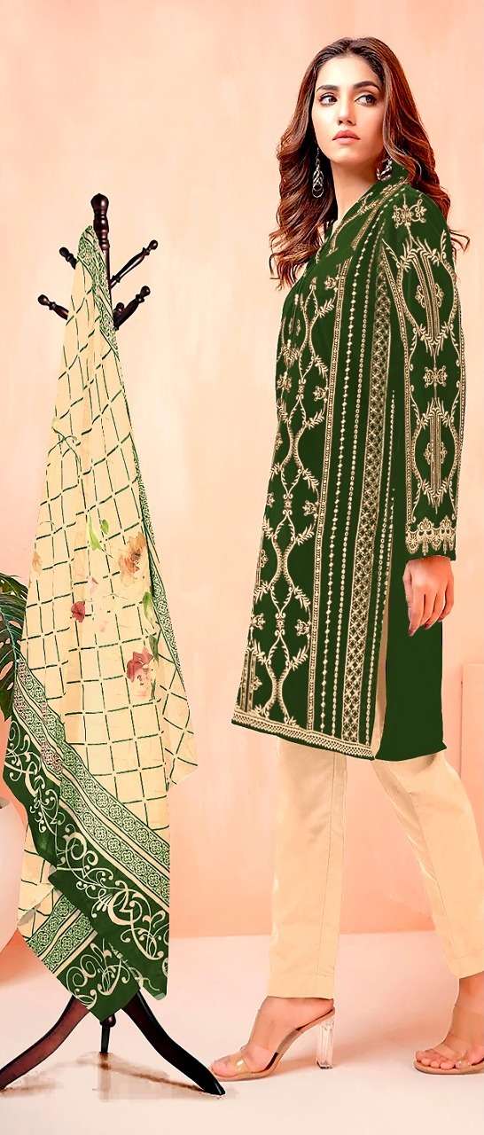 Zarqash Z 165 Pakistani suits Wholesale catalog