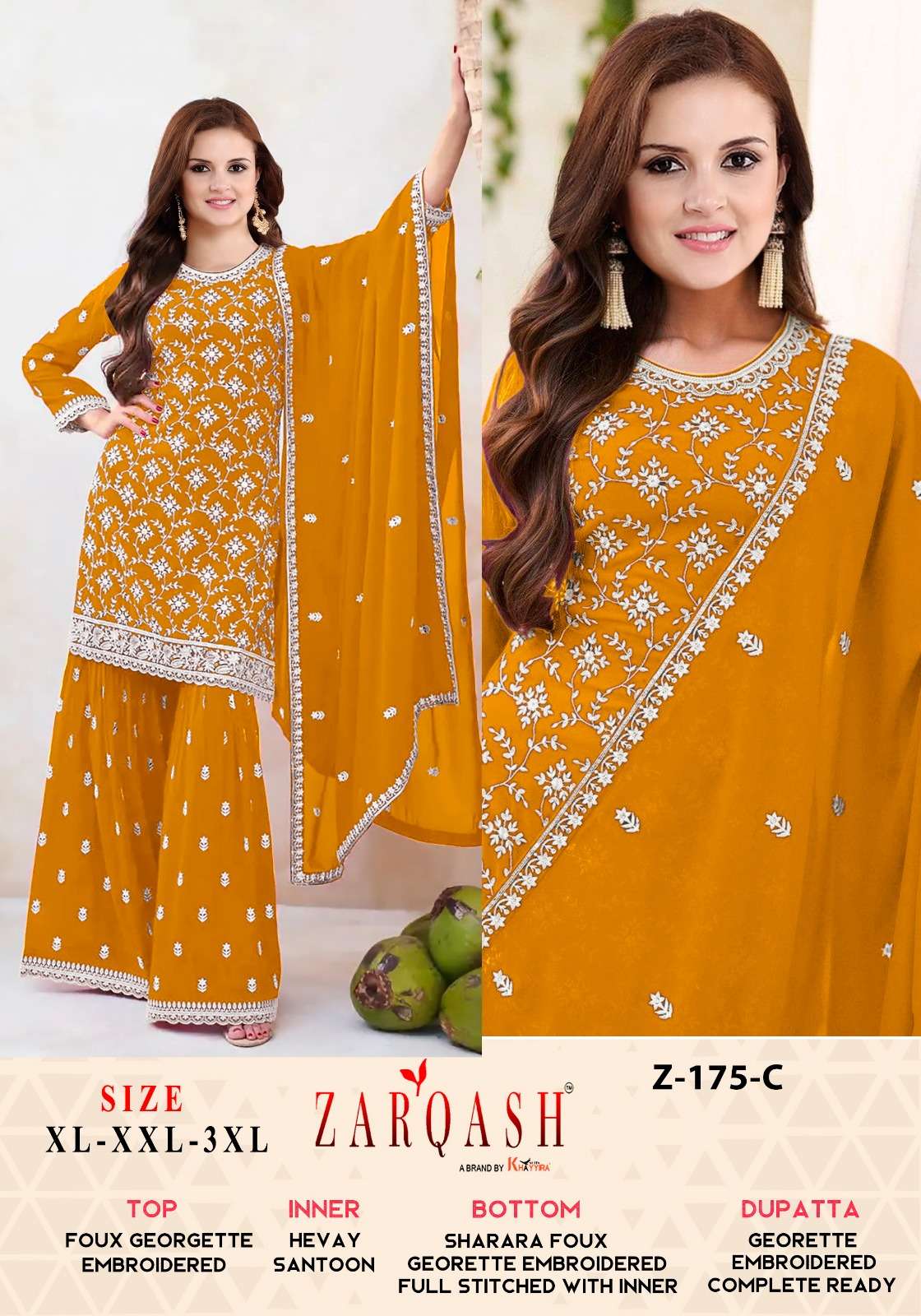 Zarqash Zohra 175 Pakistani Suits  Wholesale catalog