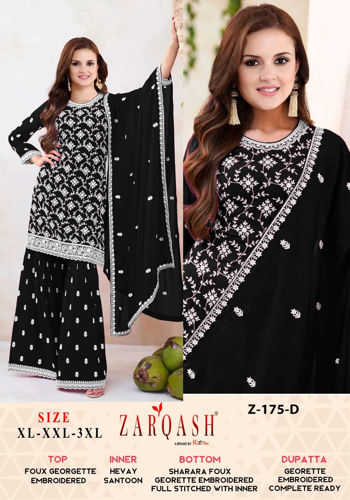 Zarqash Zohra 175 Pakistani Suits  Wholesale catalog