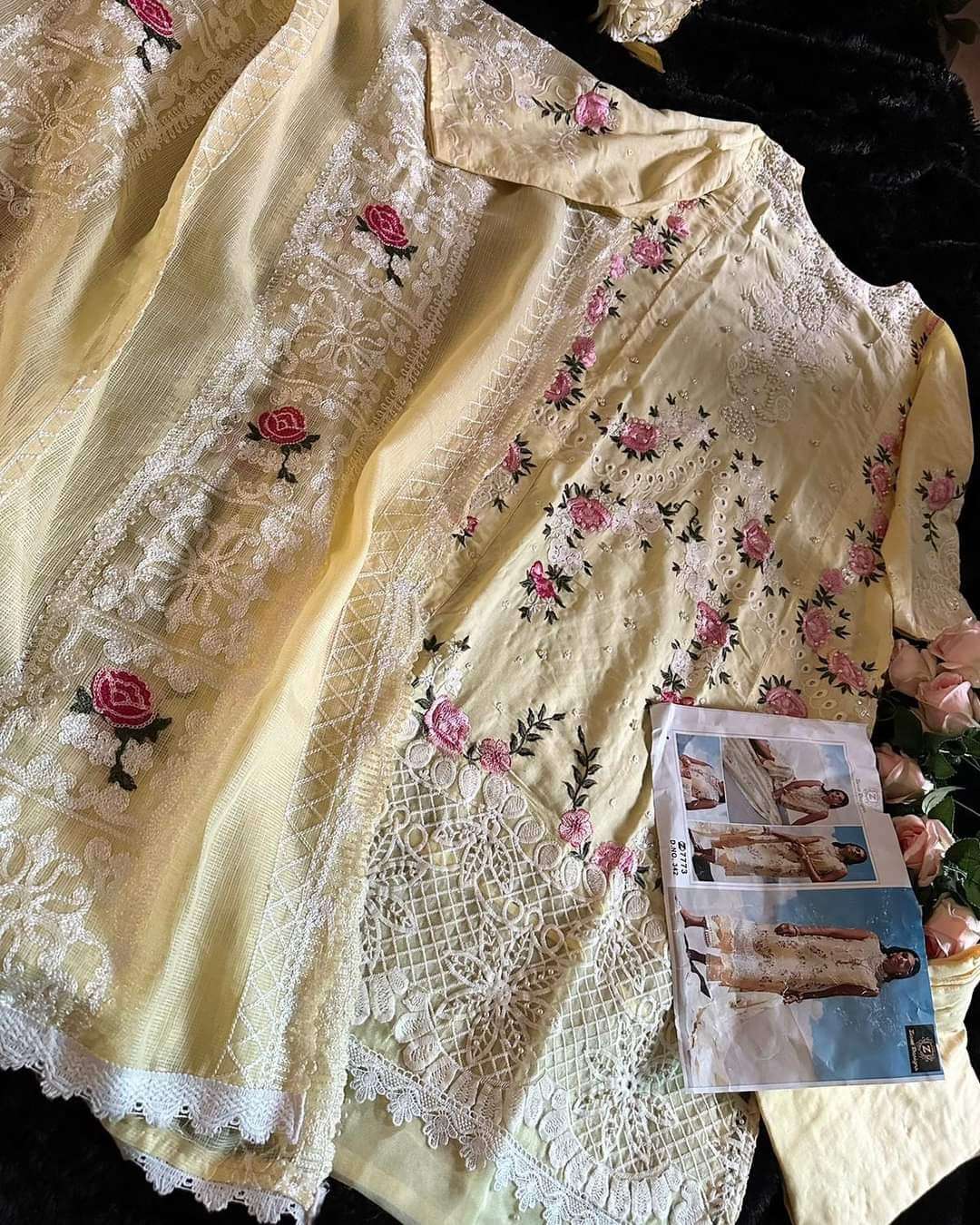 Ziaaz Designs 342 Semi Stitched Cotton Salwar Suit Wholesale catalog