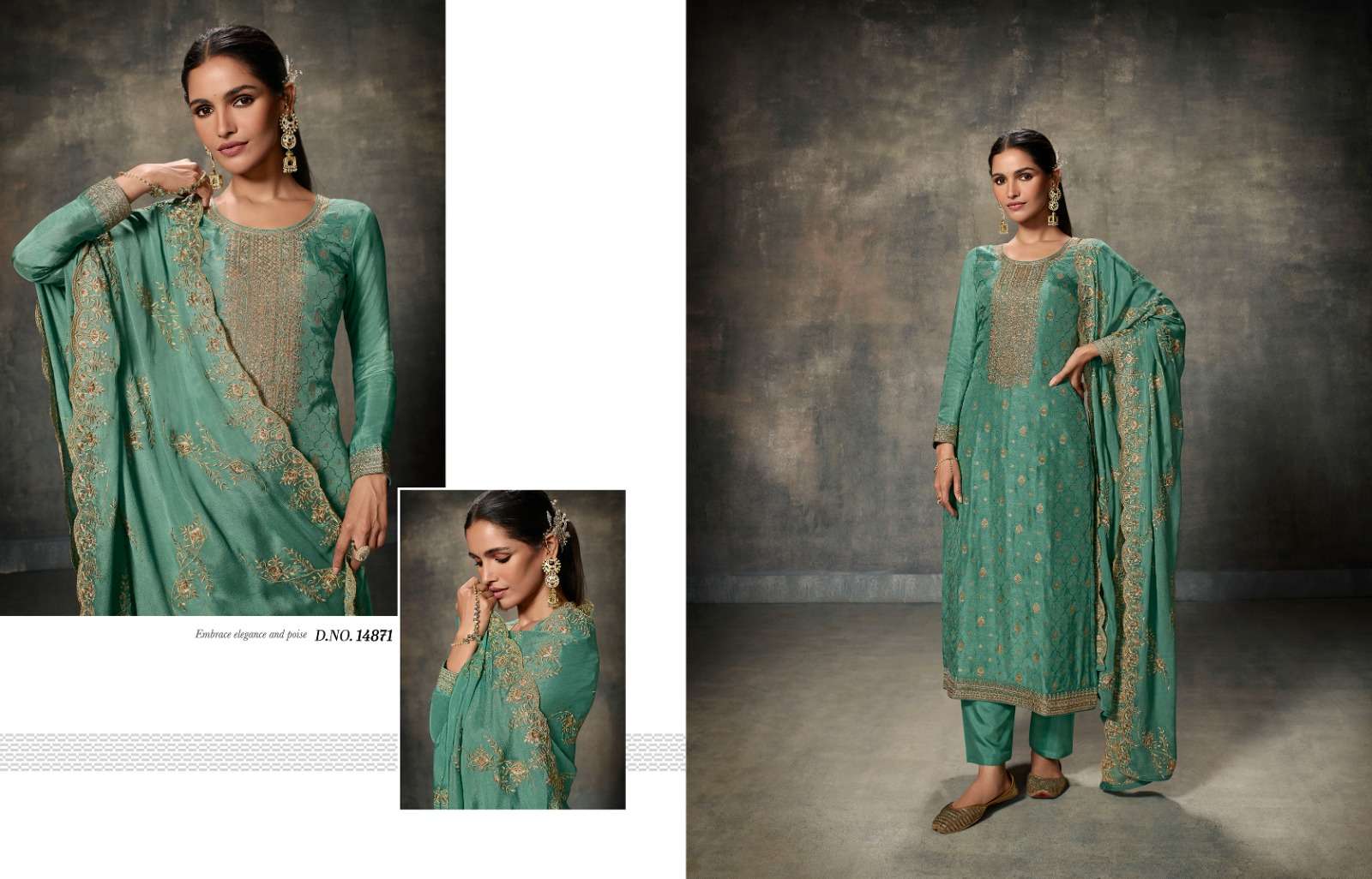 Zisa Memsahiba Viscose Weaving Designer Salwar Suits Wholesale catalog