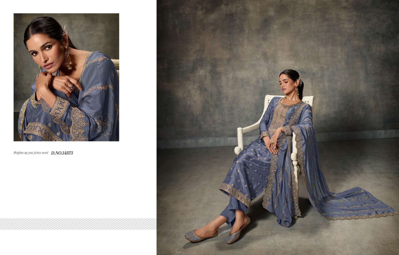 Zisa Memsahiba Viscose Weaving Designer Salwar Suits Wholesale catalog