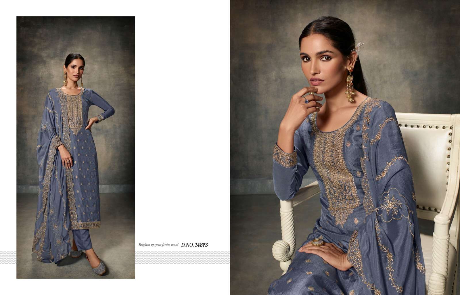 Zisa Memsahiba Viscose Weaving Designer Salwar Suits Wholesale catalog