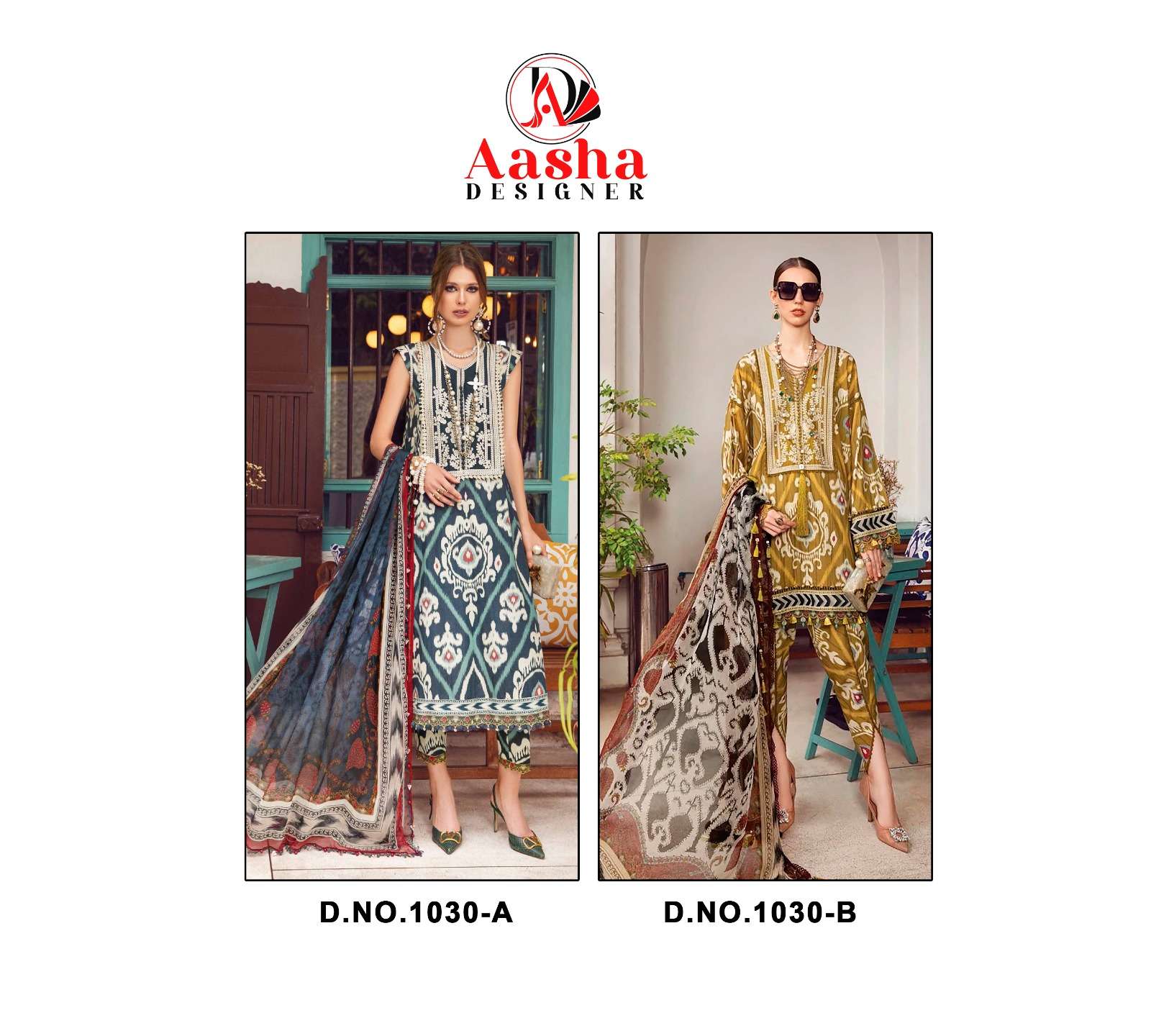 Aasha M Print Vol 8 Chiffon Dupatta Pakistani Suits Wholesale catalog