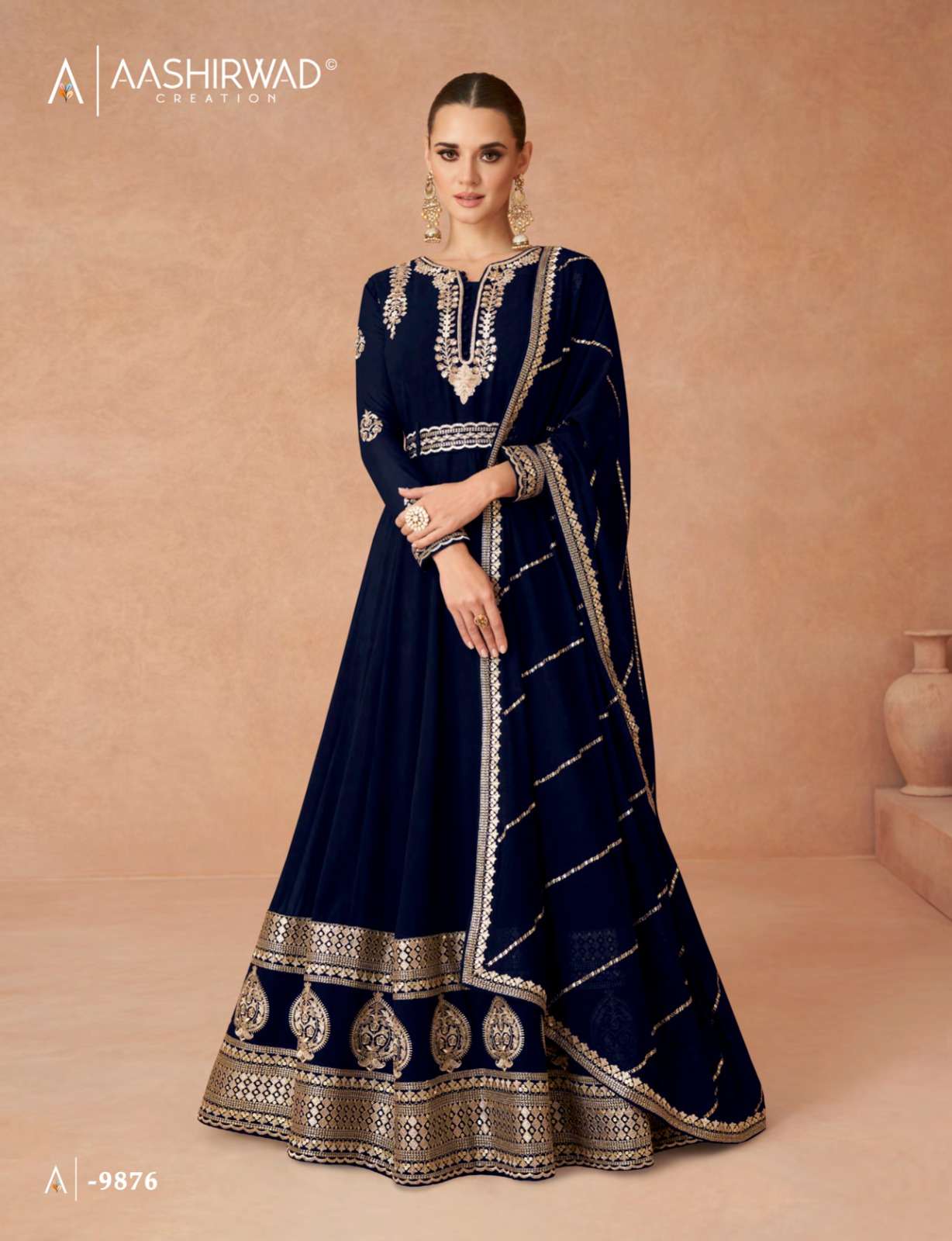 Aashirwad Gulkand ANDAZ GOLD Salwar Kameez Wholesale catalog