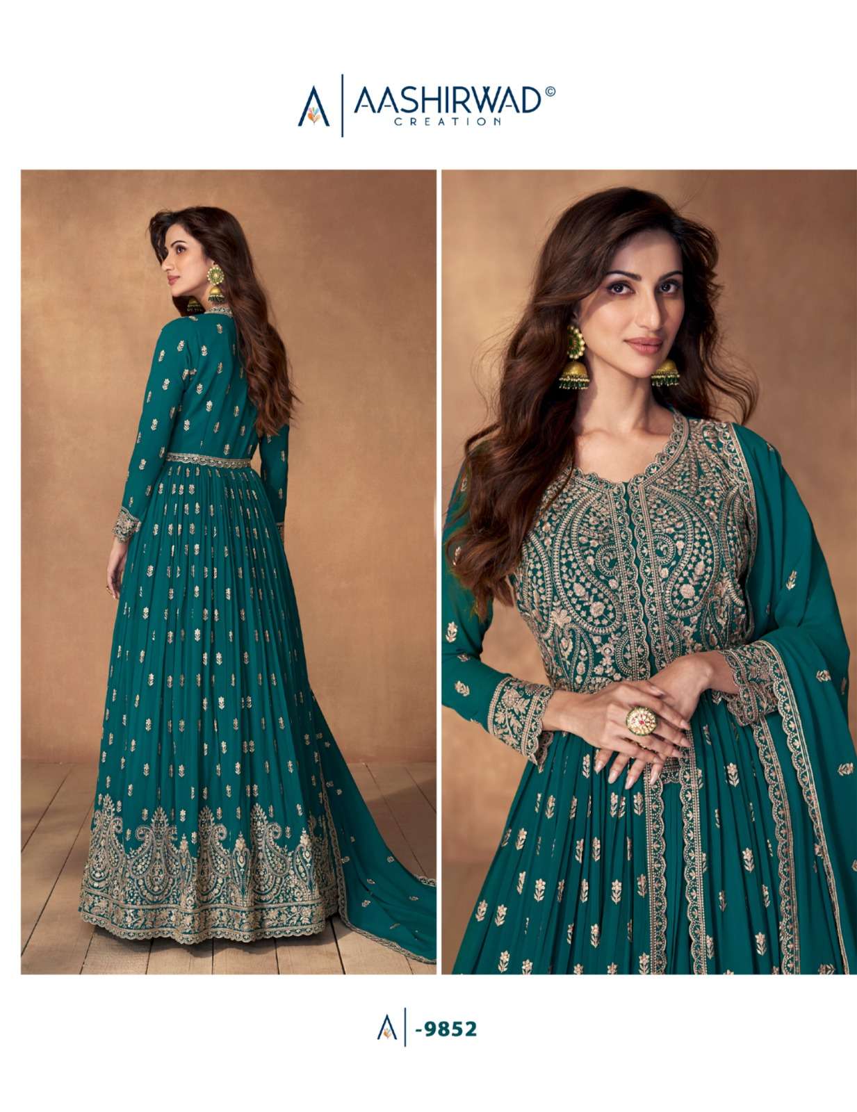 Aashirwad Gulkand Madhubala Designer Salwar Suits Wholesale catalog