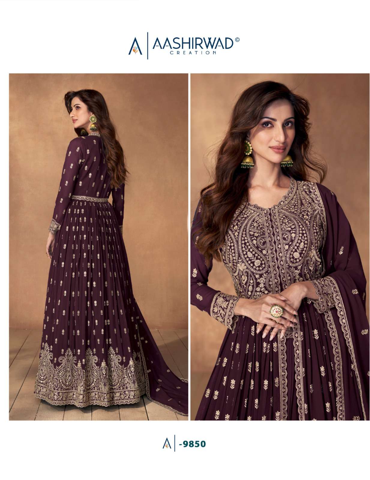 Aashirwad Gulkand Madhubala Designer Salwar Suits Wholesale catalog