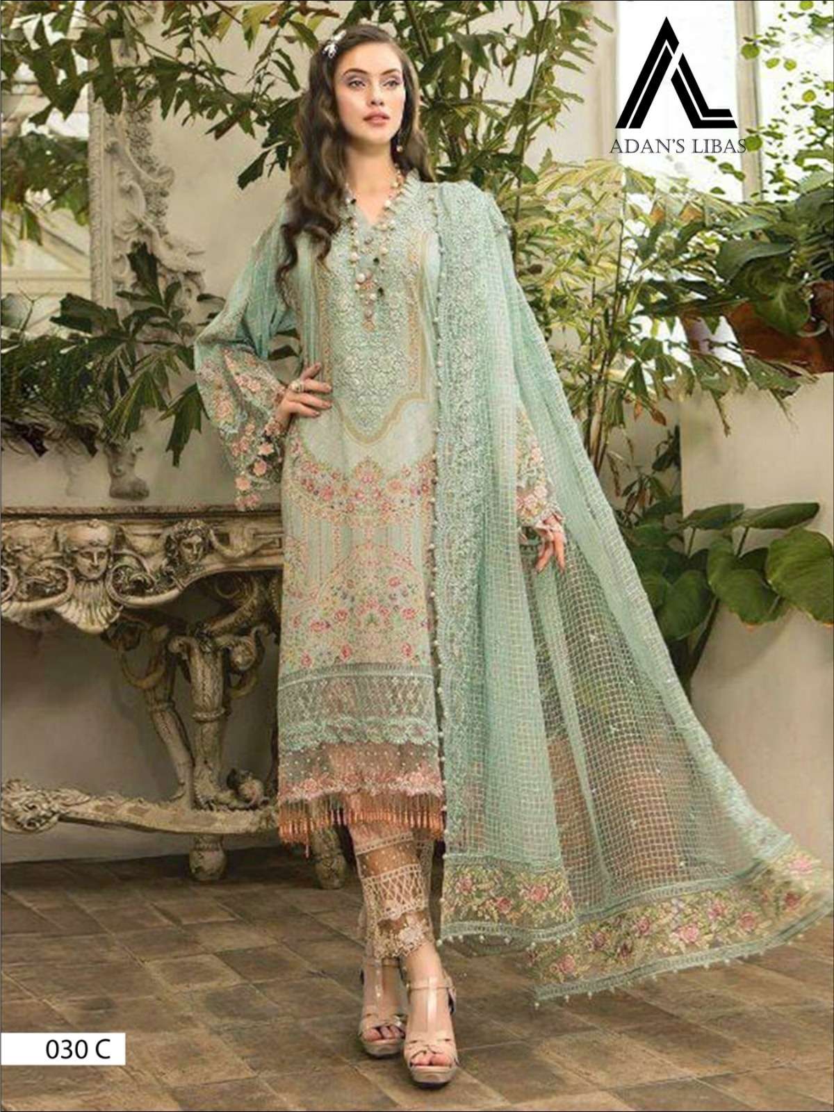 Adan Libas Maria B 030 Pakistani Suit Wholesale catalog