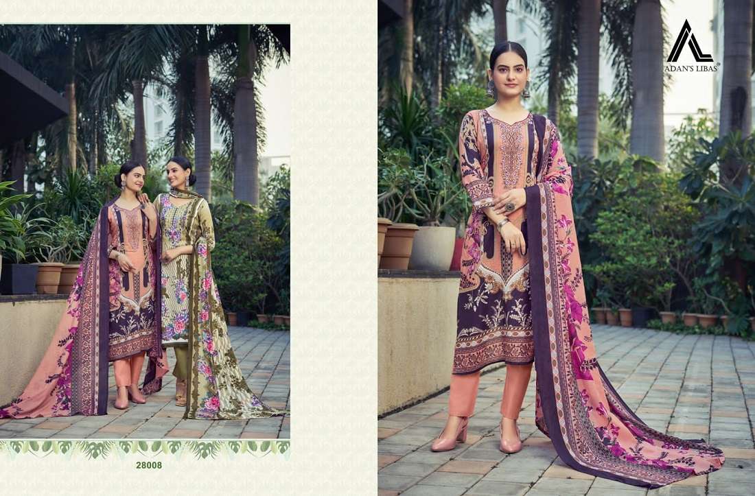 Adan Libas Naira Vol-28 -Dress Material -Wholesale Catalog