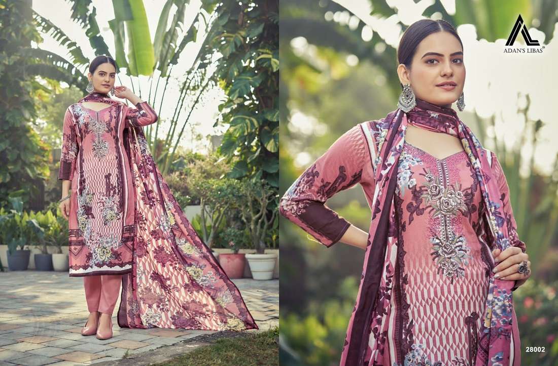 Adan Libas Naira Vol-28 -Dress Material -Wholesale Catalog